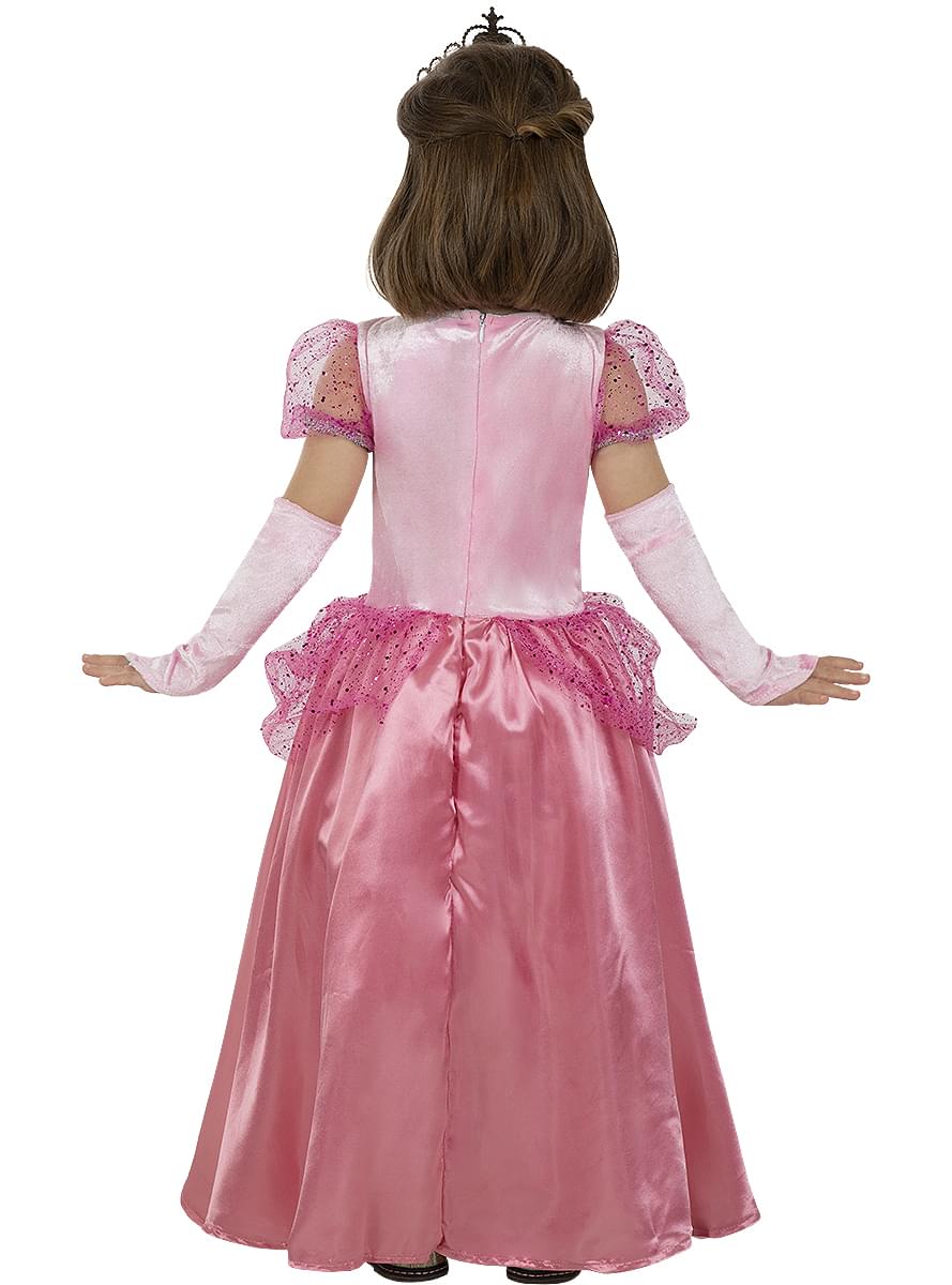 Princess Costume for Girls - Elegant Dress with Long Gloves