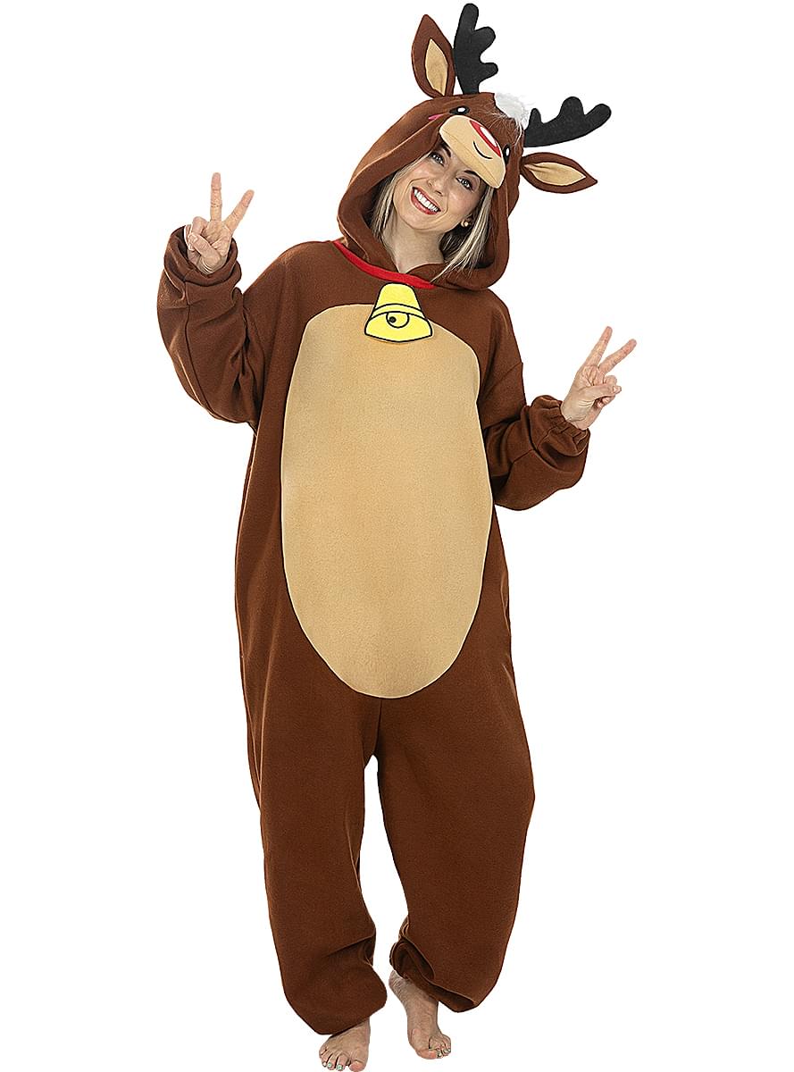 Karnavaliniai kostiumai, teminių vakarėlių apranga Reindeer Costume for Adults - Teminis.lt #karnavaliniai kostiumai #teminiai vakareliai