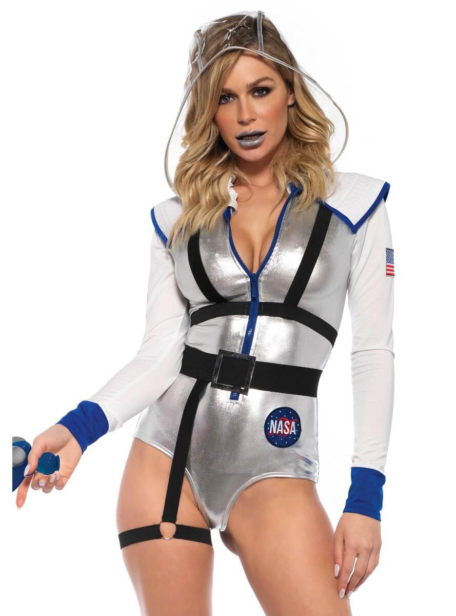 Karnavaliniai kostiumai, teminių vakarėlių apranga Seductive astronaut costume for women - Teminis.lt #karnavaliniai kostiumai #teminiai vakareliai
