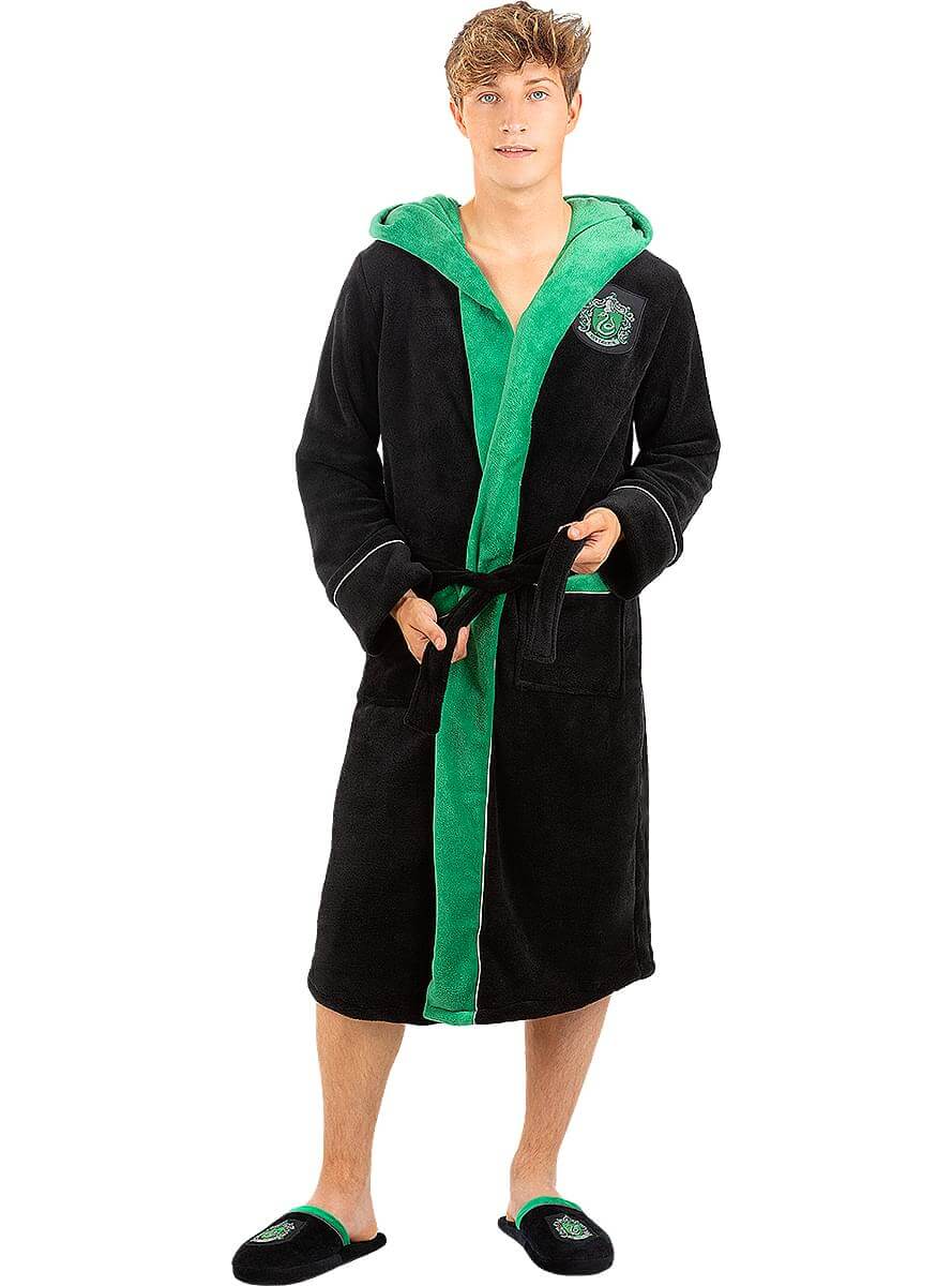 Slytherin chalatas suaugusiems – oficialus Hario Poterio rinkinys