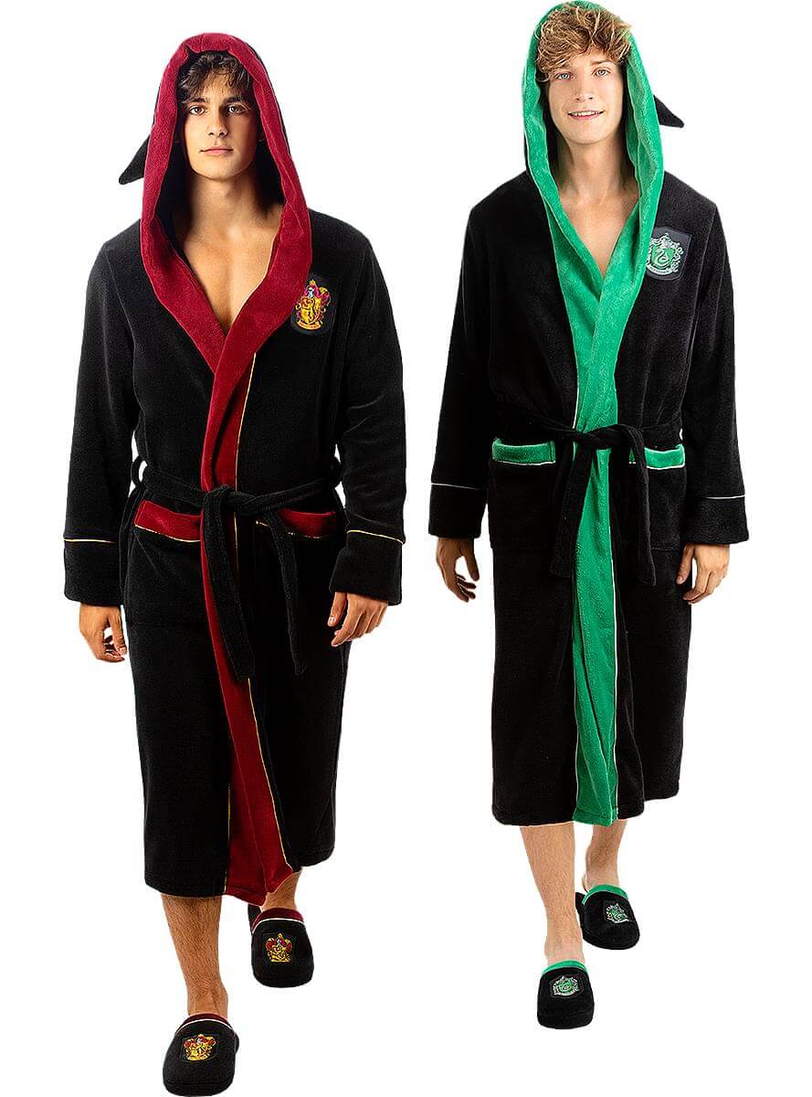 Slytherin chalatas suaugusiems – oficialus Hario Poterio rinkinys