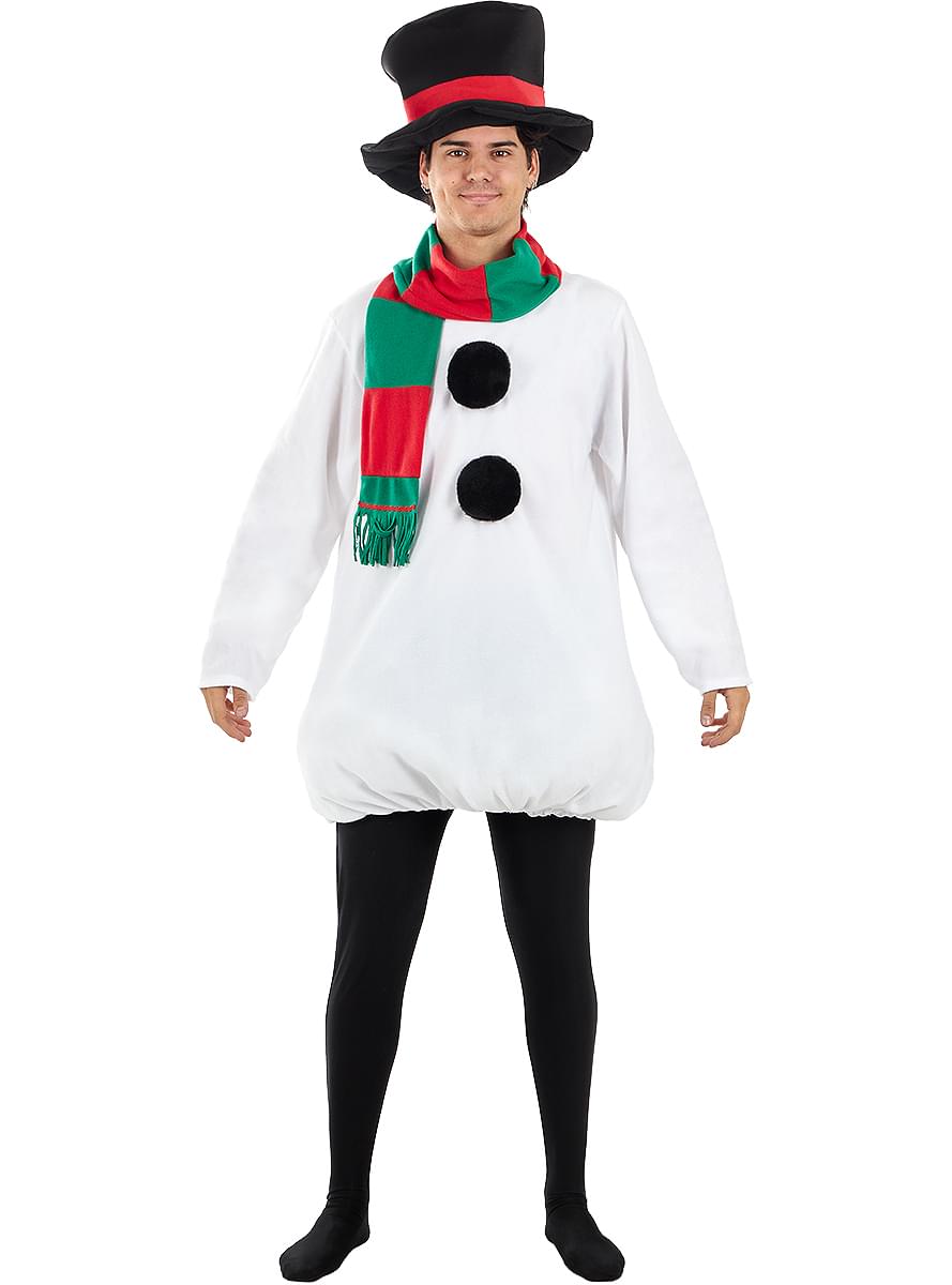 Karnavaliniai kostiumai, teminių vakarėlių apranga Snowman Costume for Men - Teminis.lt #karnavaliniai kostiumai #teminiai vakareliai