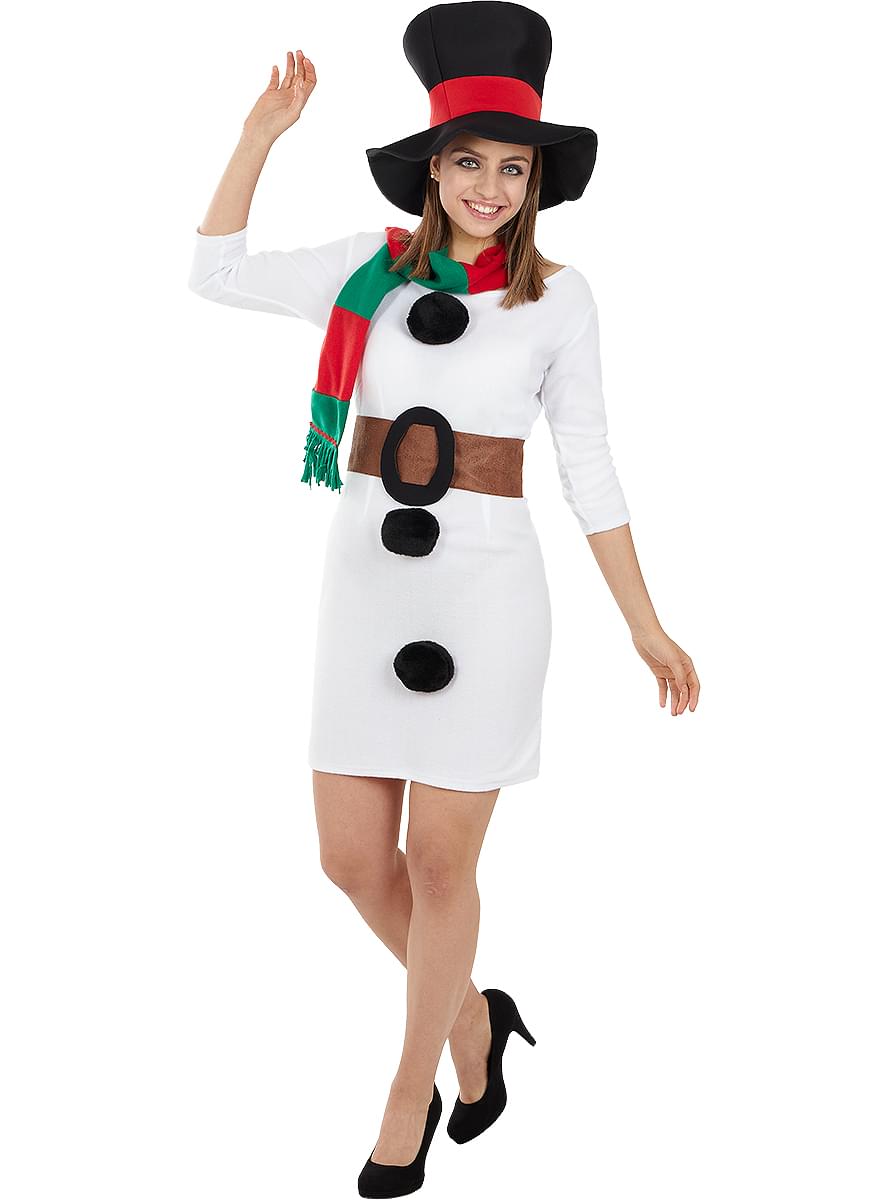 Karnavaliniai kostiumai, teminių vakarėlių apranga Snowman Costume for Women - Teminis.lt #karnavaliniai kostiumai #teminiai vakareliai