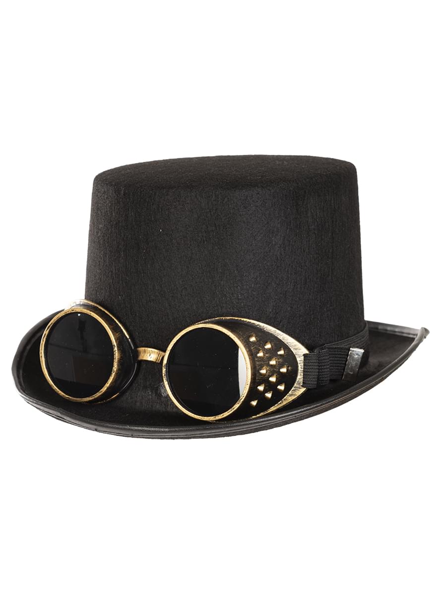 Karnavaliniai kostiumai, teminių vakarėlių apranga Steampunk Hat with Glasses for Adult - Teminis.lt #karnavaliniai kostiumai #teminiai vakareliai