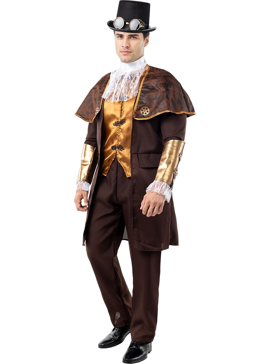 Karnavaliniai kostiumai, teminių vakarėlių apranga Steampunk Hat with Glasses for Adult - Teminis.lt #karnavaliniai kostiumai #teminiai vakareliai