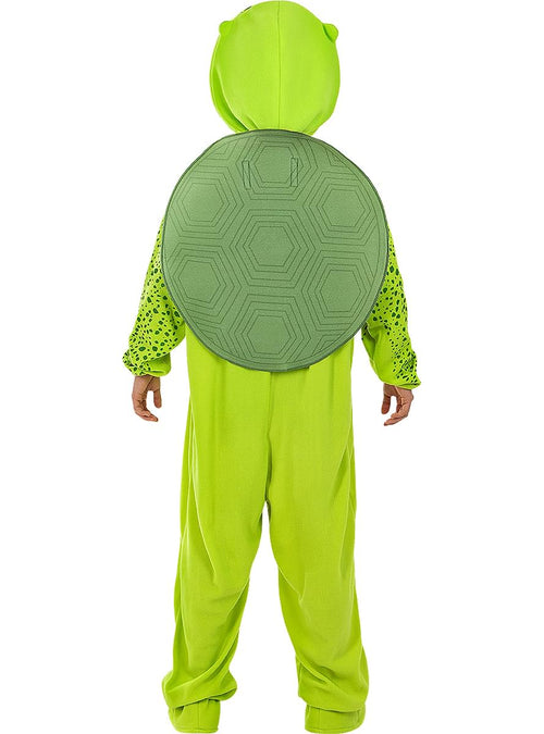 Turtle Costume for Adults – Green Shell Jumpsuit Unisex