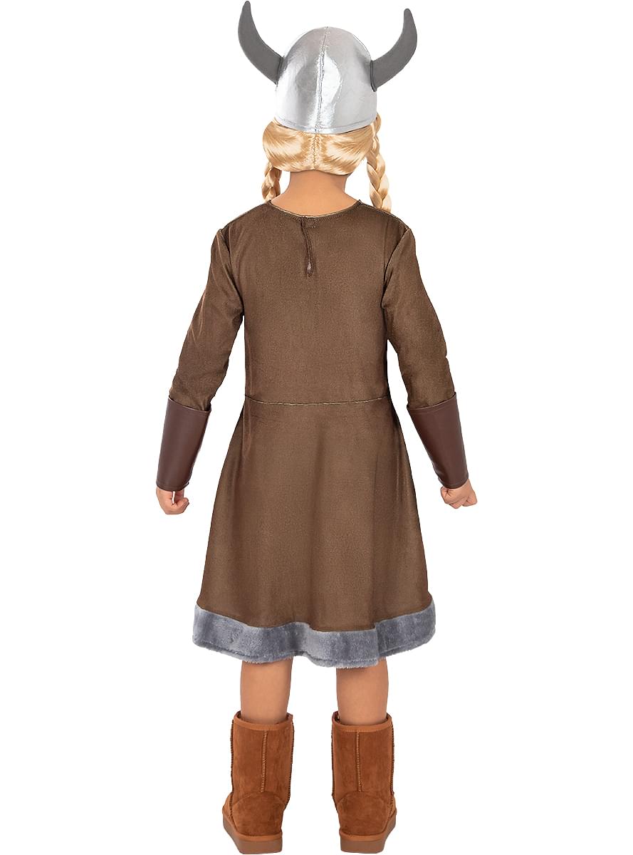 Viking Costume for Girls - Norse Warrior Princess Outfit