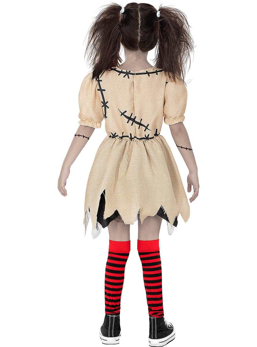 Voodoo Doll Costume for Girls - Mystical Halloween Dress
