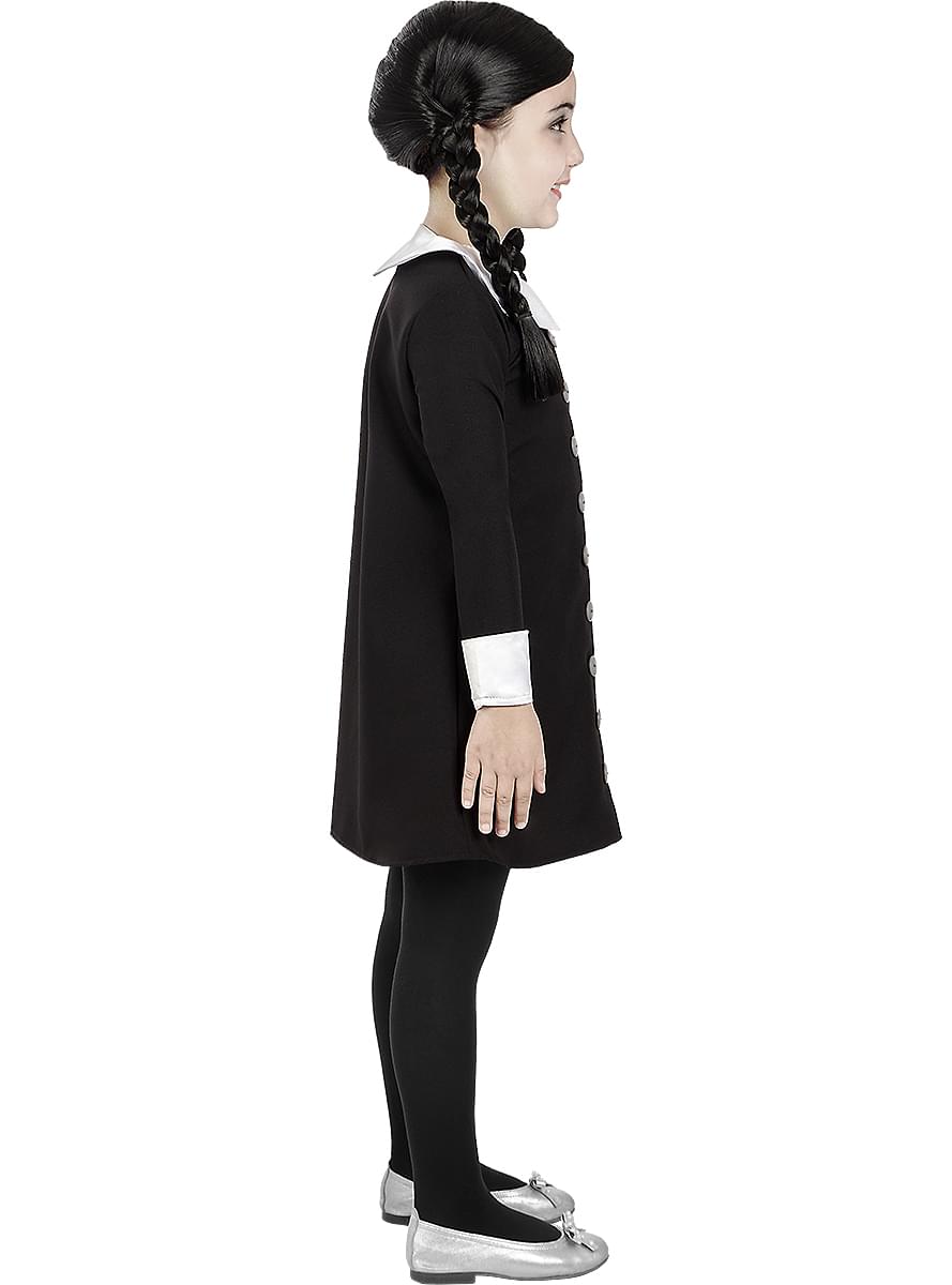 Wednesday Addams Costume for Girls - Official Addams Family Dress
