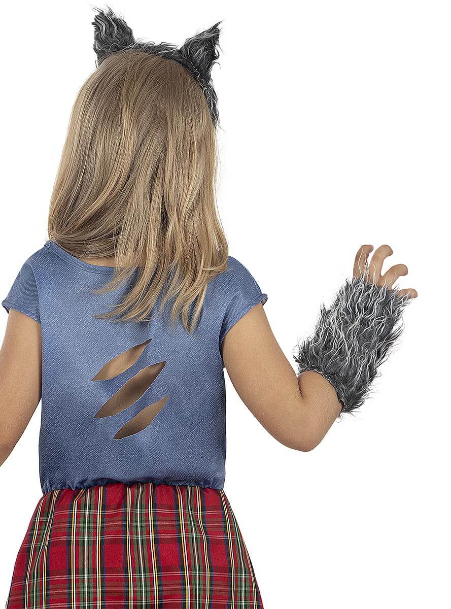 Werewolf Costume for Girls - Magical Beast Dress-Up Outfit
