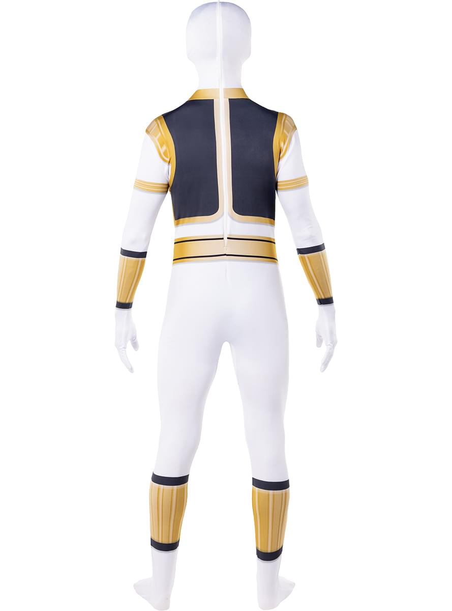 White Power Ranger Costume – Second Skin Bodysuit Unisex