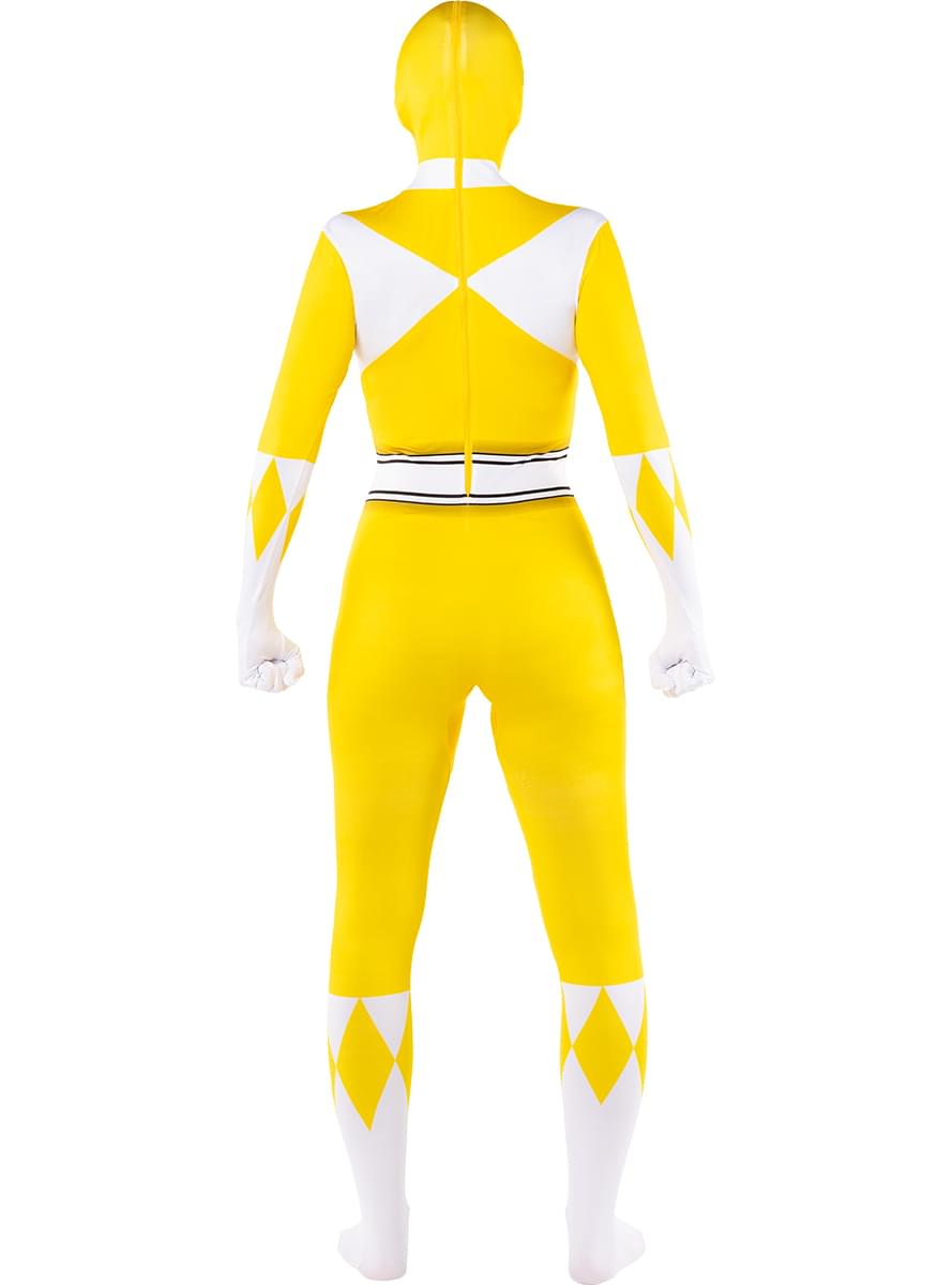 Yellow Power Ranger Costume – Second Skin Bodysuit for Women