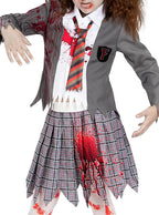 Girls' Zombie Schoolgirl Costume - Halloween