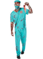 Zombio chirurgo kostiumas vyrams